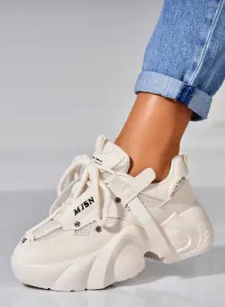 Adidași damă Piele Ecologica Bej Kenlea