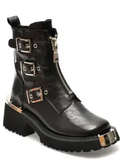 Bocanci GRYXX negre, Z080166, din piele naturala