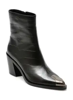 Botine EPICA negre, 88955B, din piele naturala