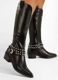 Cizme cowboy dama negre Palomera