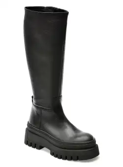 Cizme Steve Madden negre, CHIPP, din piele naturala