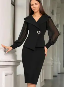 Compleu 9024 negru Ginette