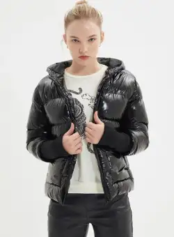 Geaca dama neagra Yvonne