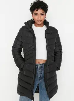 Geaca matlasata neagra Sibley