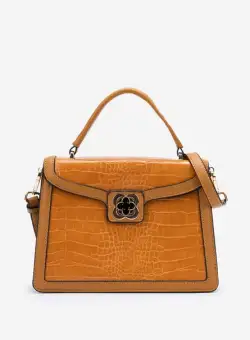 Geanta de mana Trinia galbena