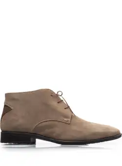 Ghete bărbați din piele naturală - 122 Maro Deschis Velur