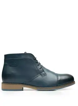 Ghete barbati din piele naturala, Leofex - 716 Blue Box