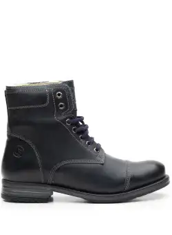 Ghete casual din piele naturala pentru barbati - 711 Blue