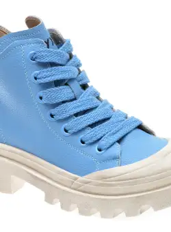 Ghete casual GRYXX albastre, 10201, din piele naturala