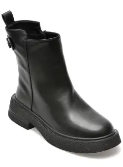 Ghete FLAVIA PASSINI negre, W108D2, din piele naturala