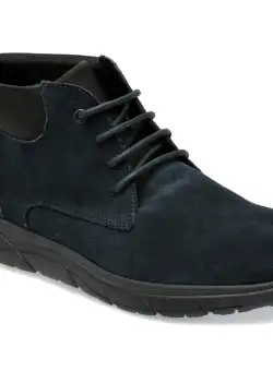 Ghete GEOX bleumarin, U36E1B, din piele intoarsa