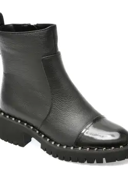 Ghete GRYXX negre, 2732, din piele naturala