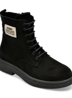 Ghete GRYXX negre, 42446, din piele intoarsa