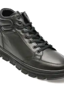 Ghete GRYXX negre, 55326, din piele naturala