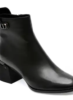 Ghete GRYXX negre, LE558, din piele naturala
