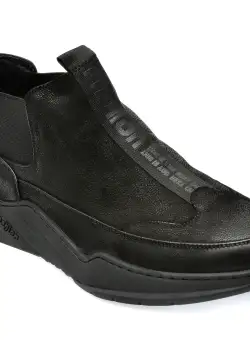 Ghete GRYXX negre, M80361E, din nabuc