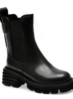 Ghete GRYXX negre, Y138, din piele naturala