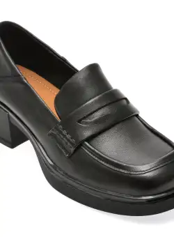 Mocasini casual FLAVIA PASSINI negri, 75059, din piele naturala
