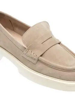 Mocasini casual GRYXX bej, 4472467, din piele intoarsa