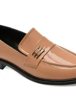 Mocasini casual GRYXX bej, 584100, din piele naturala lacuita