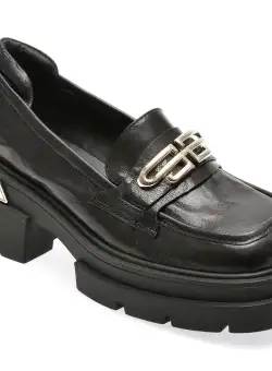 Mocasini casual GRYXX negri, Z057, din piele naturala