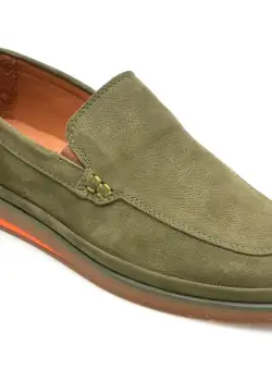 Mocasini GRYXX kaki, M72682, din nabuc