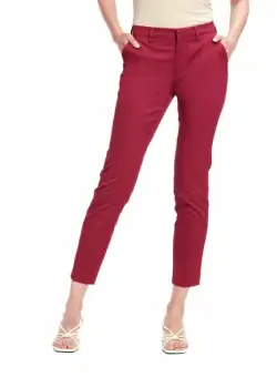 Pantalon 7604 Elena bumbac bordo Wegener