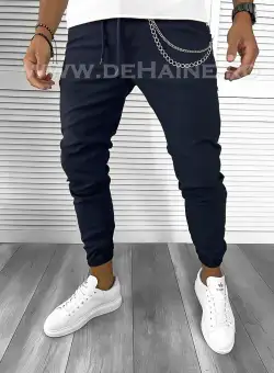 Pantaloni barbati casual bleumarin B9327 B-6