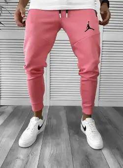 Pantaloni de trening roz conici silon 12361 6-4