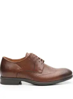 Pantofi barbati eleganti din piele naturala Leofex - 573 Cognac box