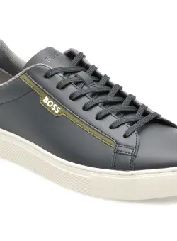 Pantofi BOSS bleumarin, 2869, din piele naturala
