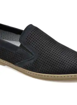 Pantofi casual BITE THE BULLET bleumarin, OY403, din nabuc