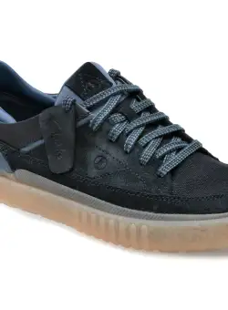 Pantofi casual CLARKS bleumarin, SOMELAC, din piele intoarsa