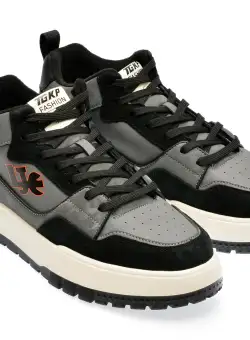 Pantofi casual TGKP gri, 9928, din piele ecologica