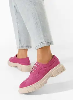 Pantofi dama piele Henise fucsia