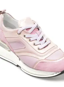 Pantofi DONNA CRIS roz, 1355320, din piele naturala