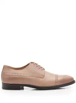 Pantofi eleganti barbati din piele naturala,Leofex - 510 Taupe Box