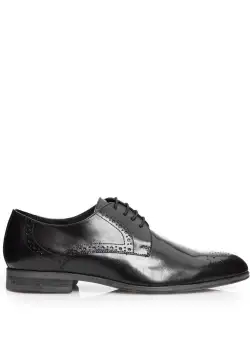 Pantofi eleganti barbati din piele naturala Leofex -512 P Negru Box