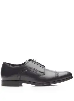 Pantofi eleganţi bărbaţi din piele naturală, Leofex - 534 Negru Box