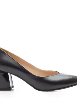 Pantofi eleganți damă din piele naturală - 820 Negru Box