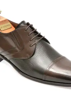 Pantofi eleganti LE COLONEL maro, 487951, din piele naturala