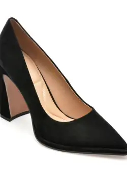 Pantofi EPICA negri, TY1063, din piele intoarsa