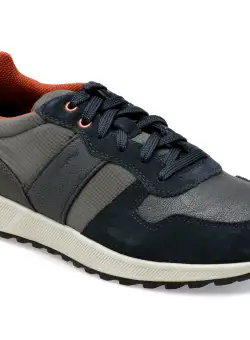 Pantofi GEOX gri, U35F1A, din piele ecologica