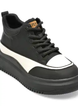 Pantofi GRYXX alb-negru, 6611, din piele naturala