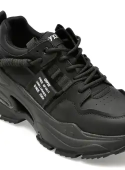 Pantofi GRYXX negri, 3023, din piele naturala