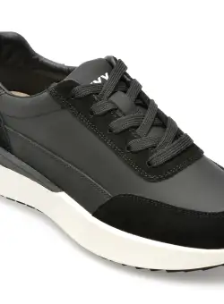 Pantofi GRYXX negri, 9933, din piele naturala