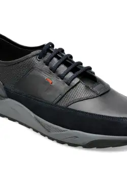 Pantofi OTTER bleumarin, MISE121, din piele naturala