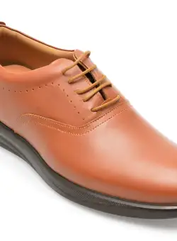 Pantofi OTTER maro, TUR2180, din piele naturala