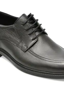 Pantofi OTTER negri, 51535, din piele naturala