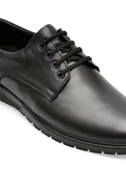 Pantofi OTTER negri, 555, din piele naturala